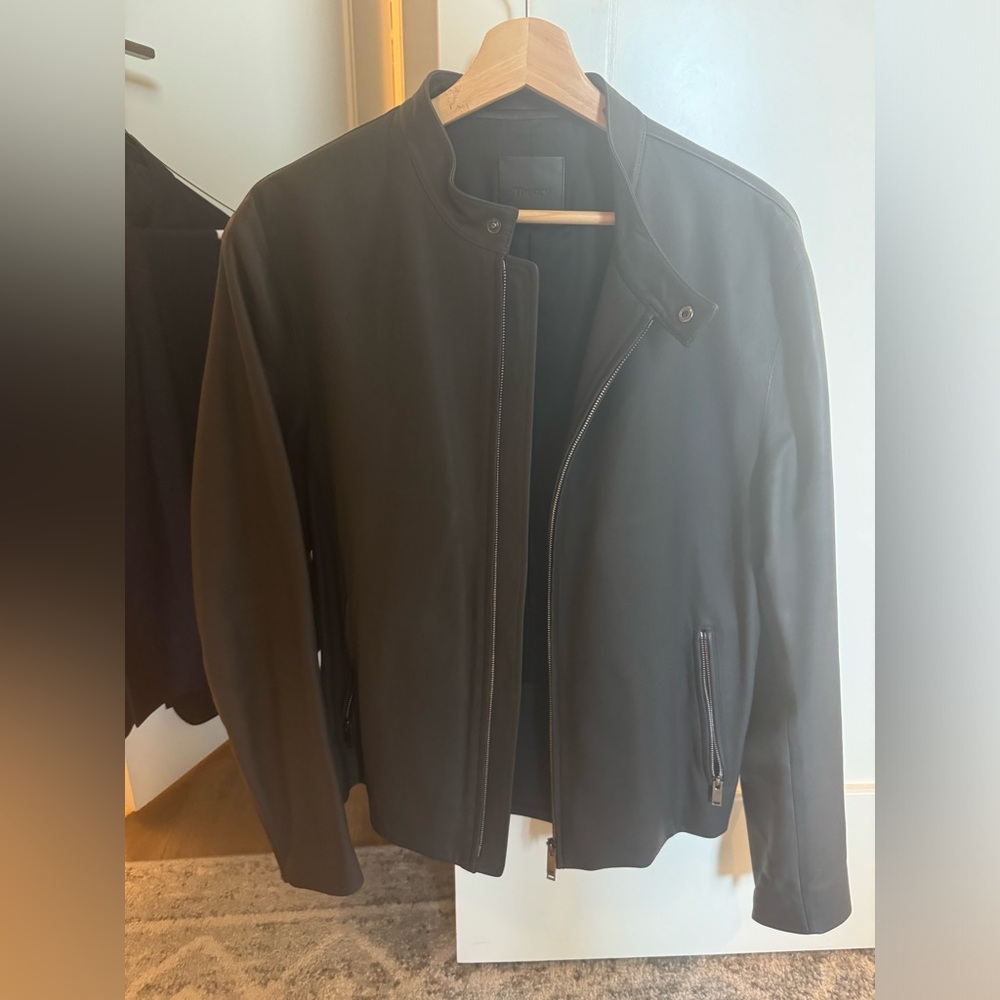 Men’s Theory Leather Jacket